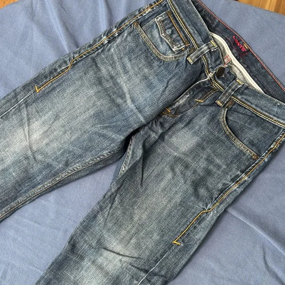 Levi's Slim Men Jeans - Dark Blue - Picture 6 of 7